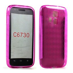 Kyocera Hydro Icon C6730 TPU Gel Case (Hot Pink)